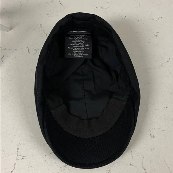 Harley-Davidson Men’s Cotton Ivy Cap News Boy Hat Black Biker Motorcycle Small - Picture 8 of 16